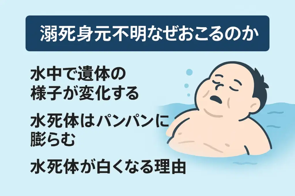 溺死で遺体が損傷する理由